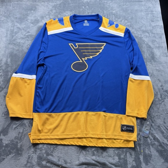 NWT St. Louis Blues NHL Hockey Jersey Men's Size 2XL - Picture 1 of 8